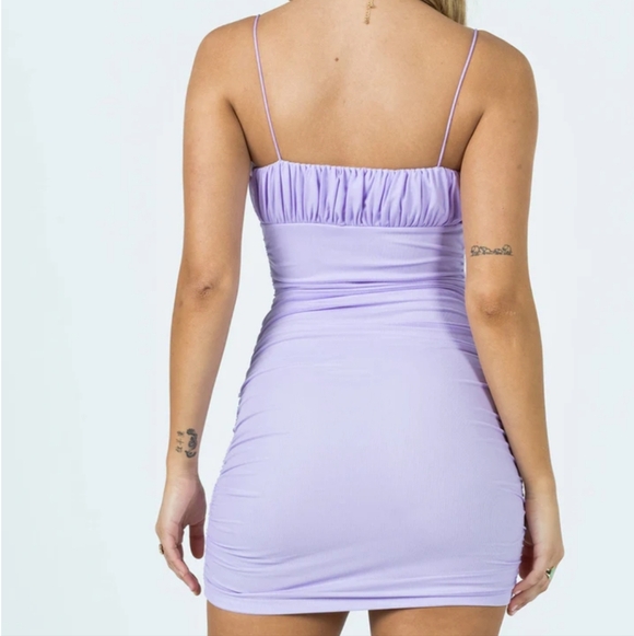 Princess Polly Penney Mini Dress in Purple 2 - Picture 3 of 9